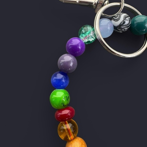 Aquarius Zodiac Keychain Bracelet - Picture 3 of 4